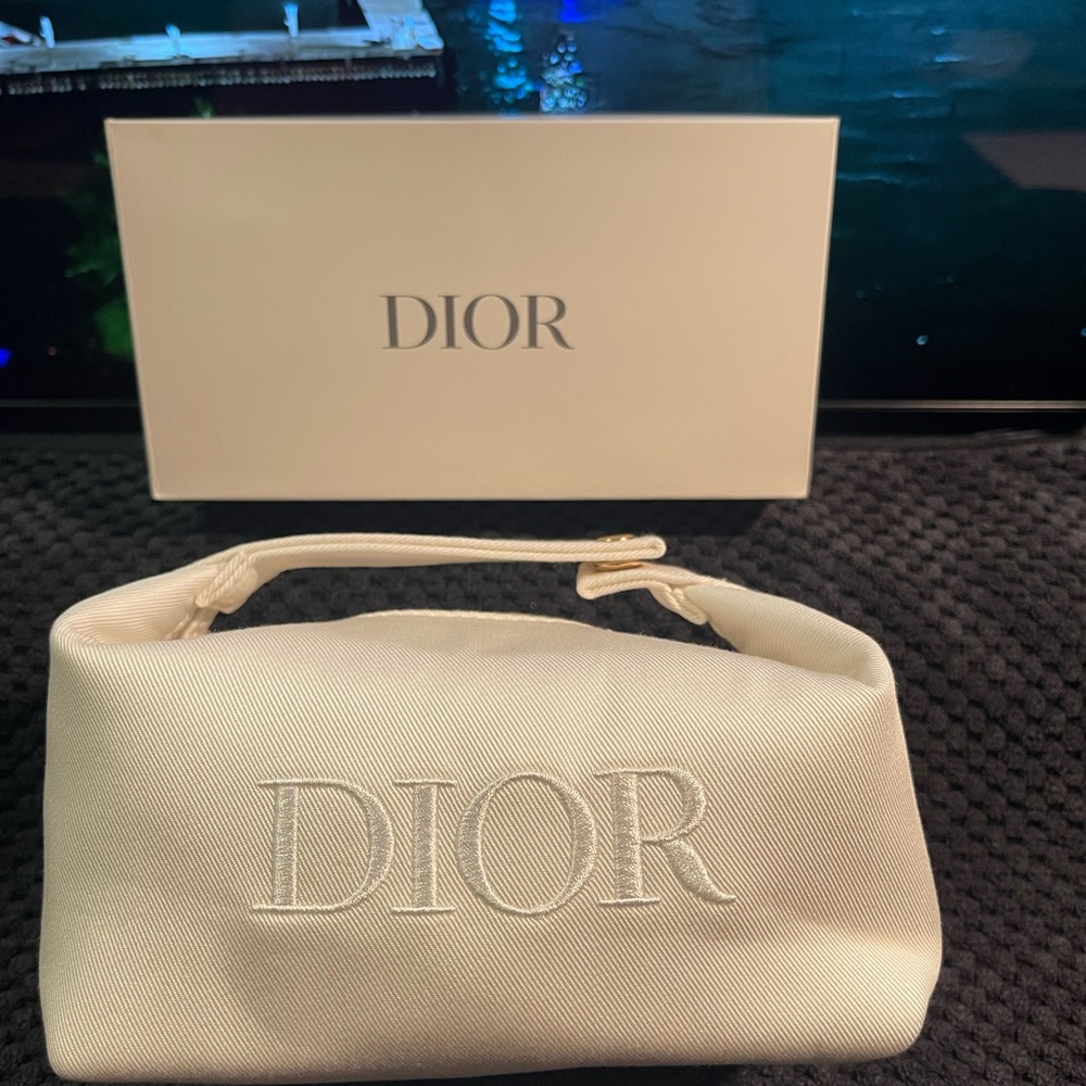 Dior Ivory Travel Pouch